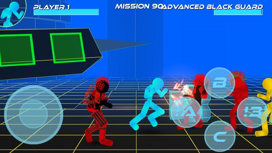 Stickman Neon Street Fighting 螢幕截圖 3