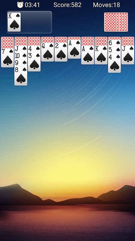 Spider Solitaire Classic Game Ekran Görüntüsü 1
