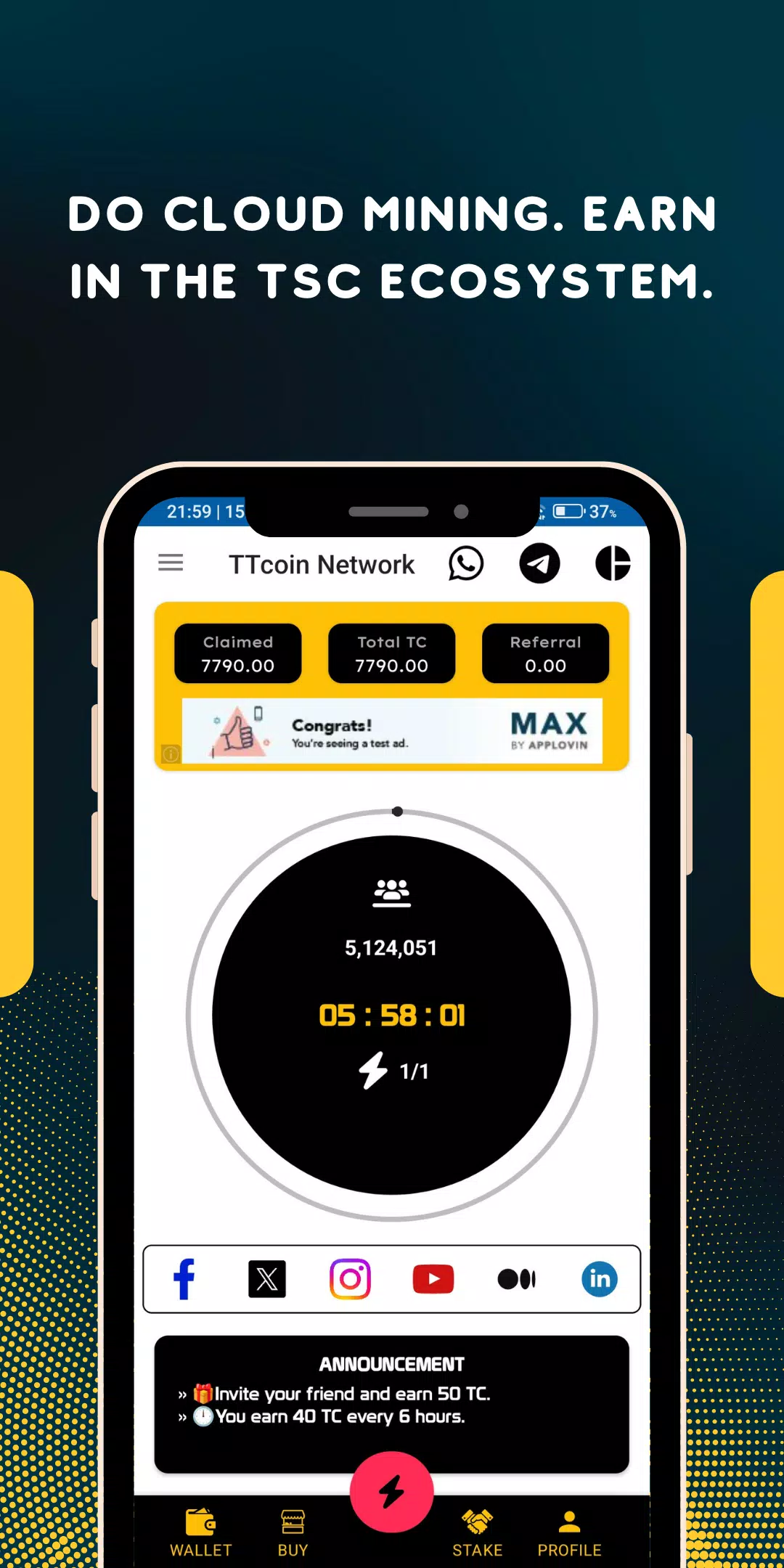 TTcoin Network - OLD ภาพหน้าจอ 1