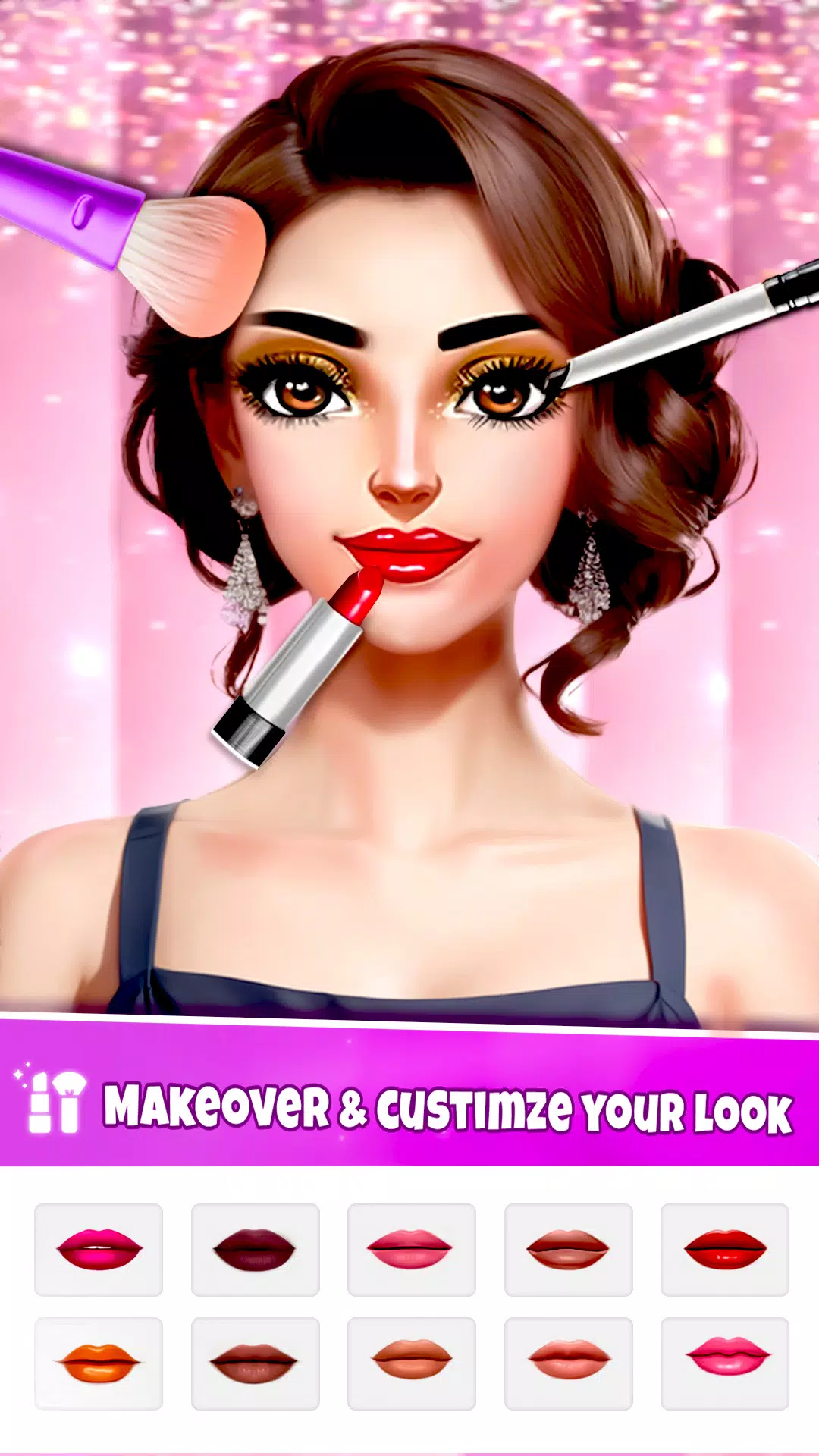 Fashion Dress Up, Makeup Game Ảnh chụp màn hình 0