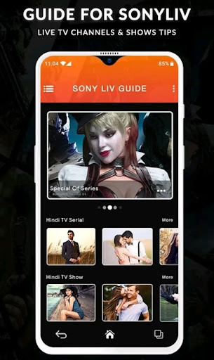 SonyLiv - Live TV Shows, Cricket & Movies Guide স্ক্রিনশট 1
