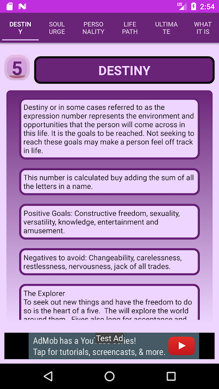 Pythagorean Numerology Calculator Скриншот 2