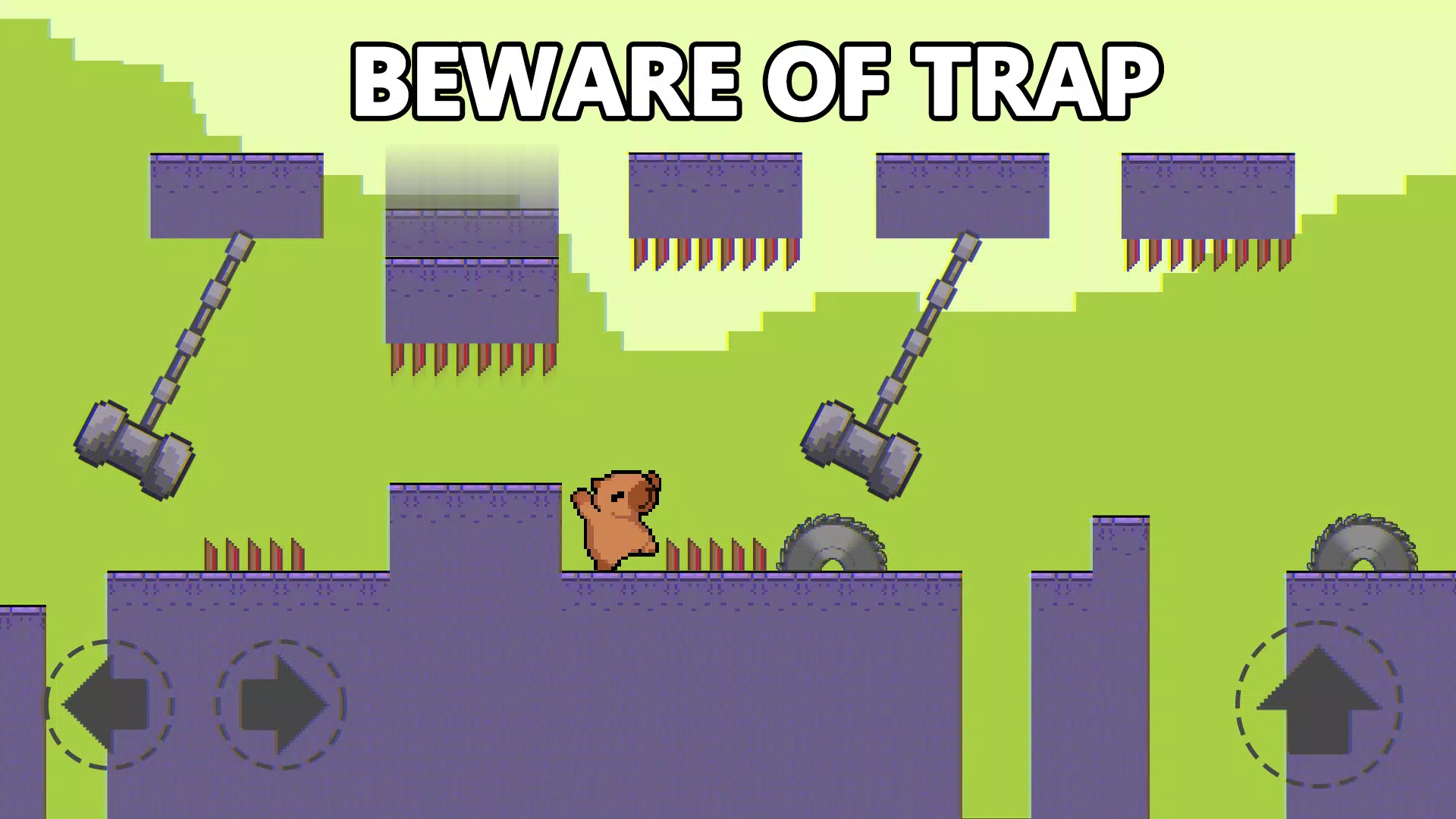 Capy to the Moon: Troll Level Ảnh chụp màn hình 3