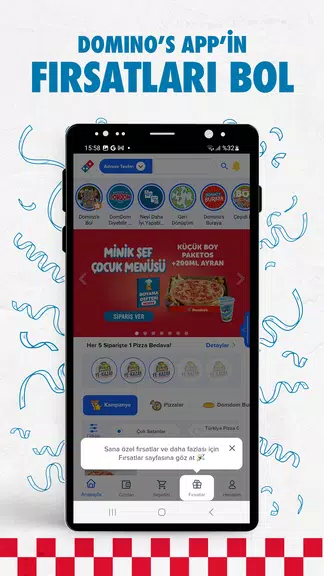 Domino's Pizza Turkey ဖန်သားပြင်ဓာတ်ပုံ 0