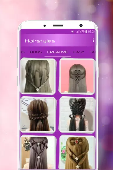 Hairstyles Step by Step Videos スクリーンショット 1
