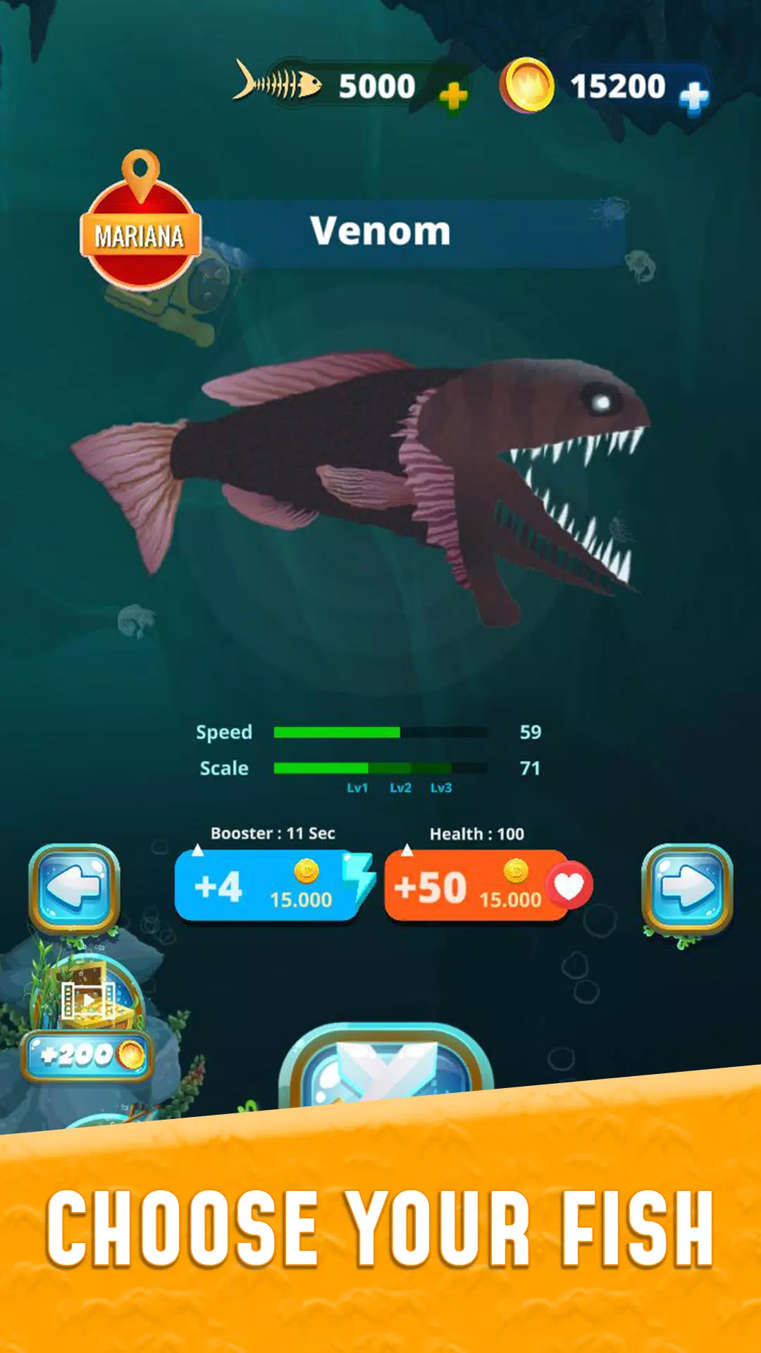 Grow Fish.io : Fish Hunter Capture d'écran 1