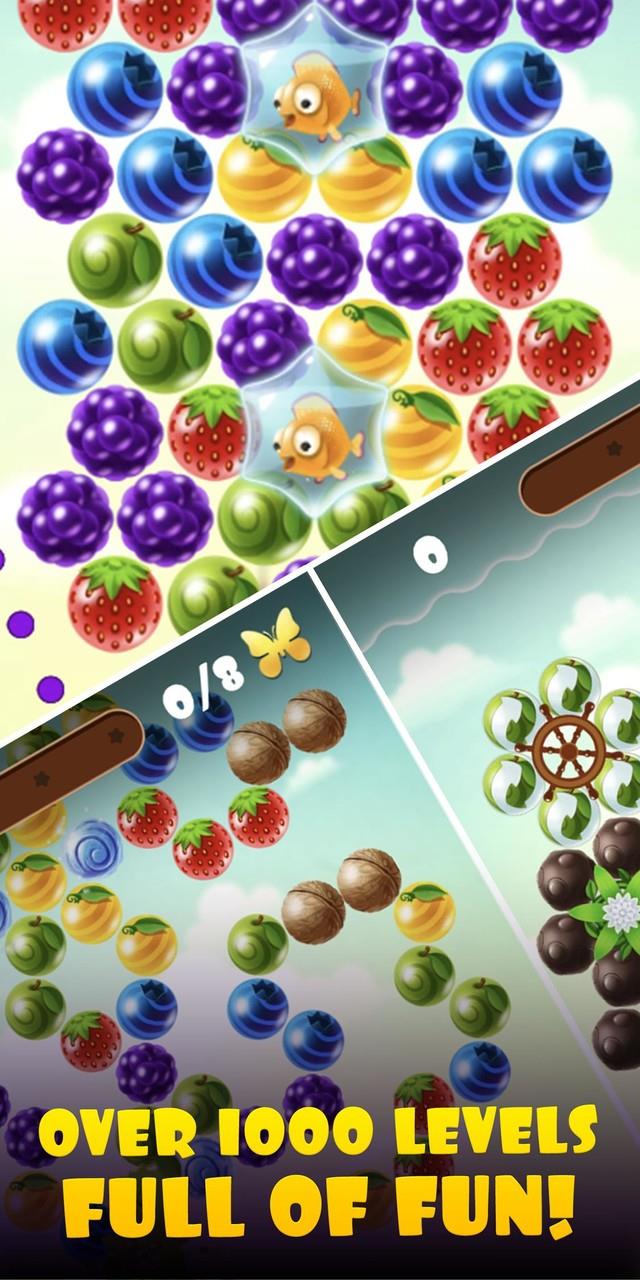 Fruity Cat - bubble shooter! Screenshot 3