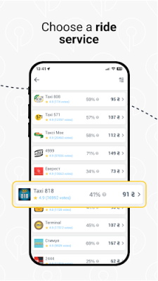 Taximer: compare taxi prices Screenshot 1