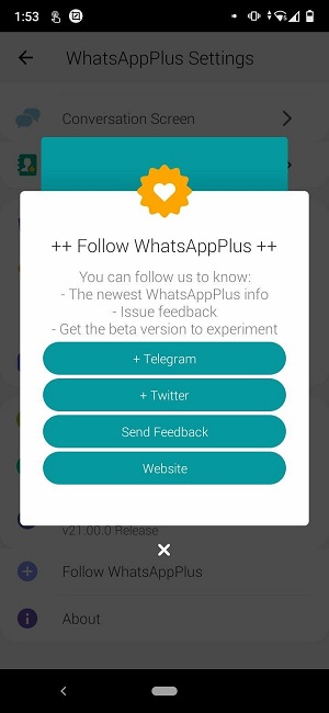 WhatsApp Plus v17.70 ဖန်သားပြင်ဓာတ်ပုံ 2