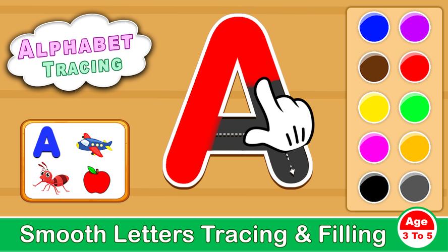 ABCD Kids - Tracing & Phonics Capture d'écran 0
