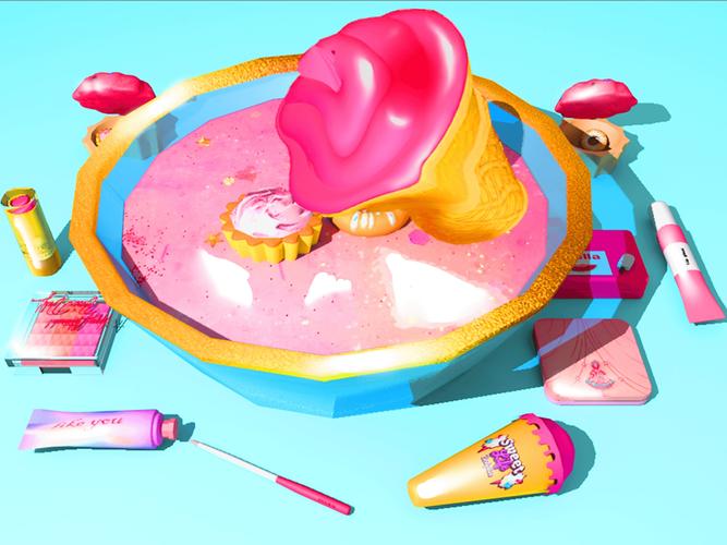 Makeup Slime Fidget Toys Games Ekran Görüntüsü 3