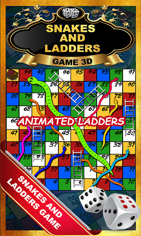 Snakes And Ladders Star:2019 New Dice Game Schermafbeelding 2