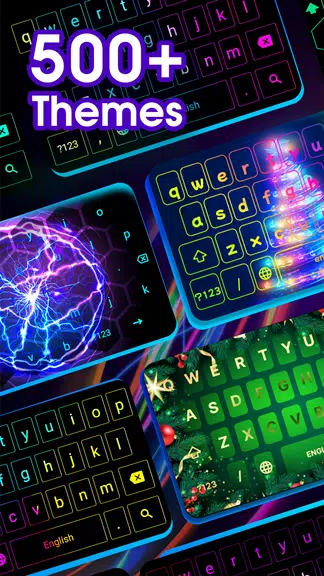 Neon LED Keyboard: Teclado LED Screenshot 1