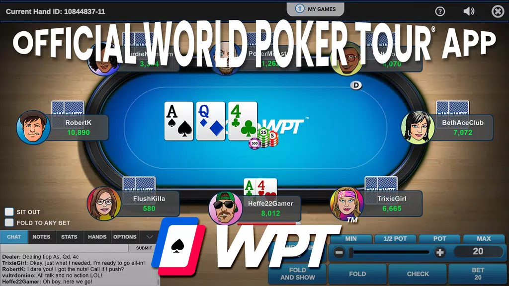 ClubWPT: Free Poker, Casino Скриншот 0