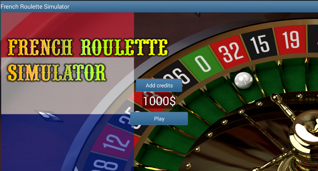 French Roulette Simulator 스크린샷 0