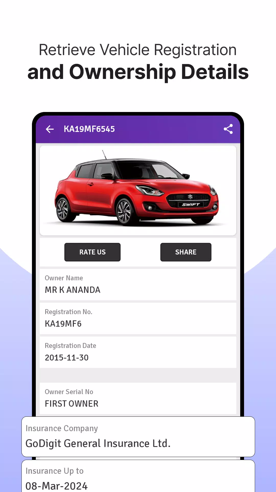 RTO Vehicle Info App, Challan Tangkapan skrin 1