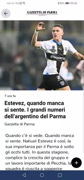 Gazzetta di Parma Captura de tela 2