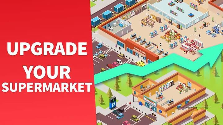 Idle Supermarket Tycoon Tiny Shop Game Ảnh chụp màn hình 2