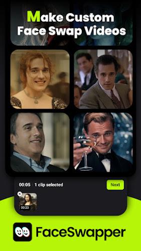 FaceSwapper: AI Swap Videos ภาพหน้าจอ 0