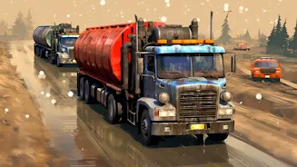 Oil Cargo Transport Truck Game Capture d'écran 3