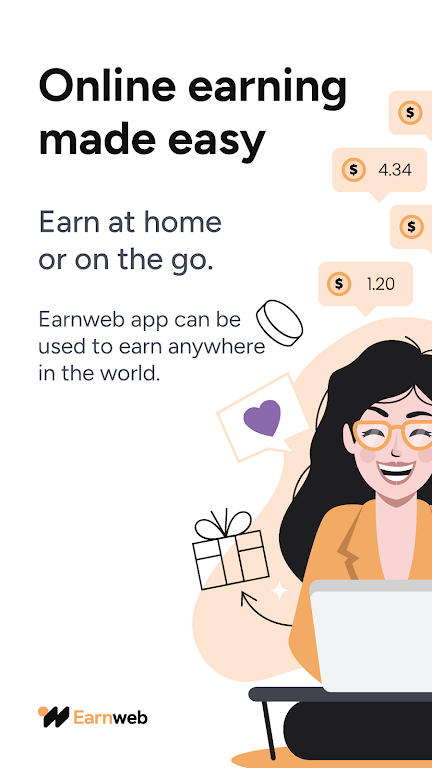 Earnweb: Earning app & website Zrzut ekranu 0