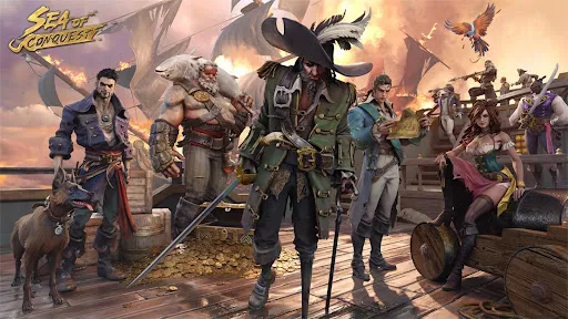 Sea of Conquest: Pirate War Скриншот 1