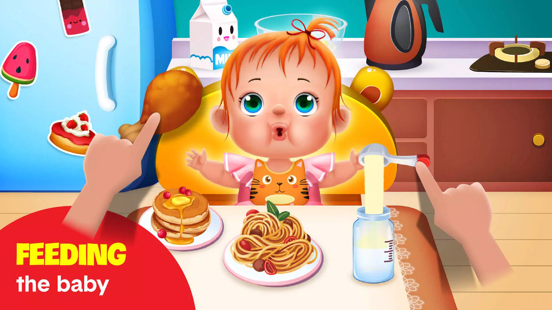 Baby care game for kids Ảnh chụp màn hình 0