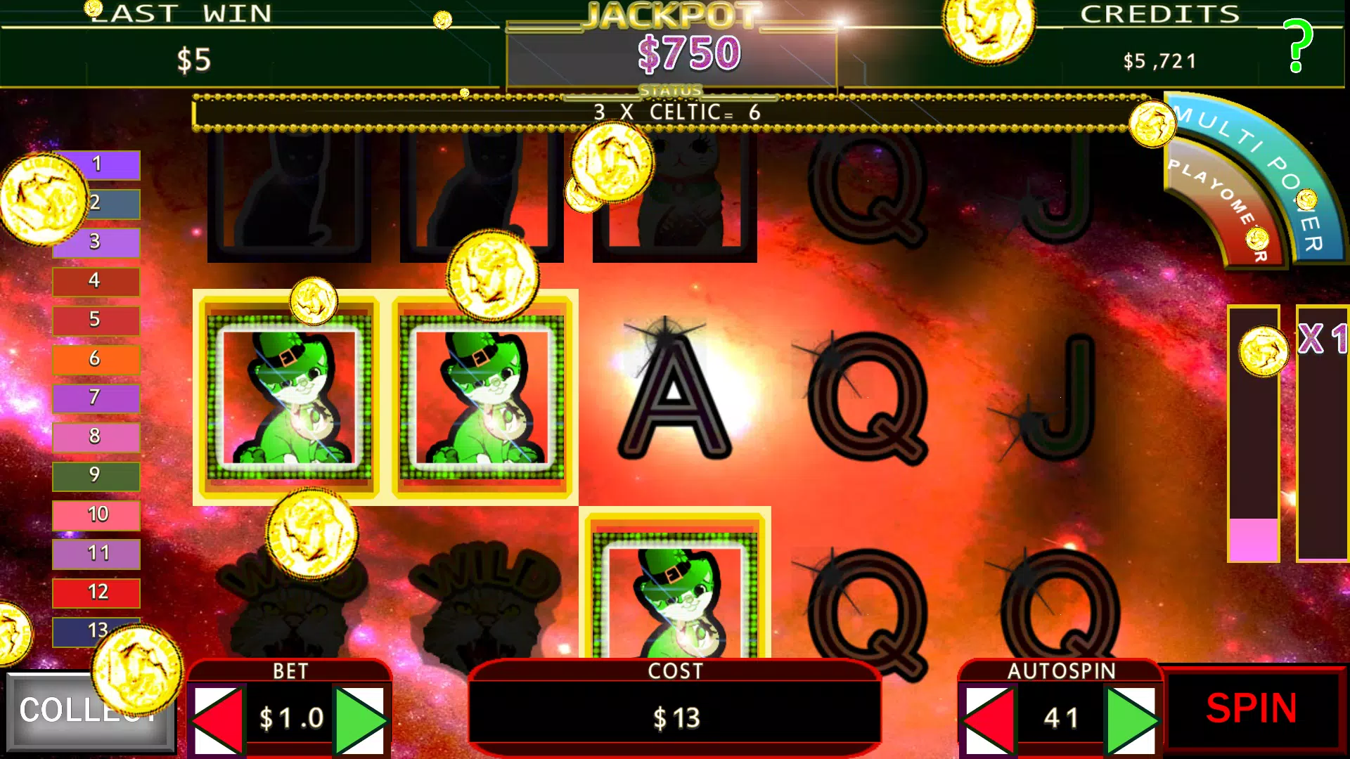 Lucky Beckoning Kitty Fruit Machine ဖန်သားပြင်ဓာတ်ပုံ 2