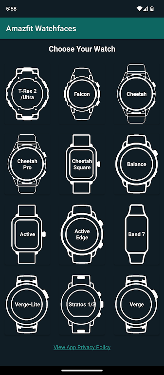 Watchfaces for Amazfit Watches 스크린샷 0