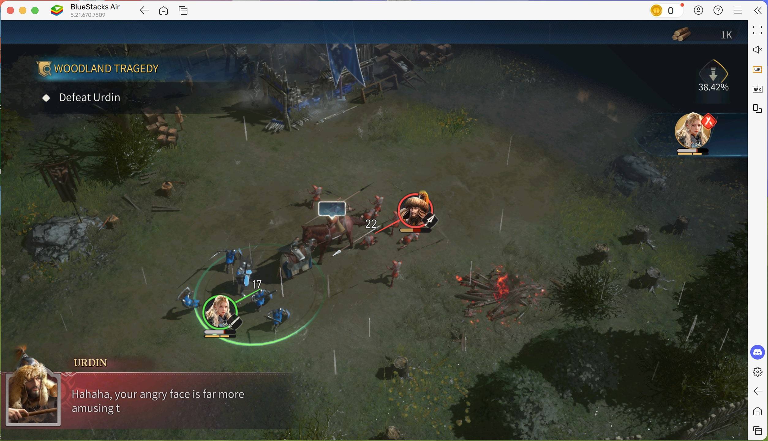 Age of Empires Mobile on BlueStacks Air for Mac