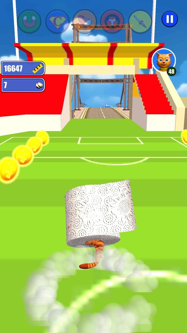 Toilet Paper Cat Run Screenshot 0