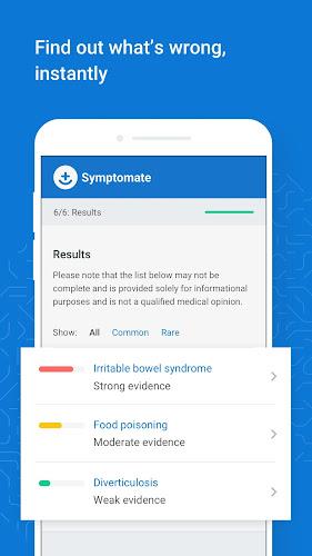 Symptomate – Symptom checker Schermafbeelding 1