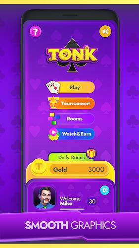 Tonk - Classic Card Game Скриншот 2