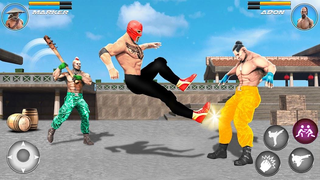 Kung Fu karate Game Offline 3D Mod 螢幕截圖 2