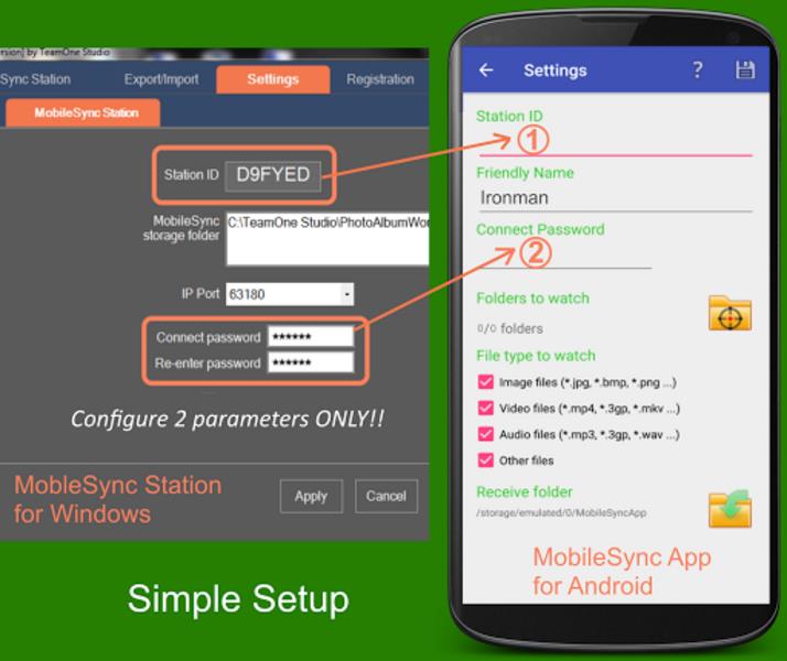 MobileSync App - Remote Access 스크린샷 2