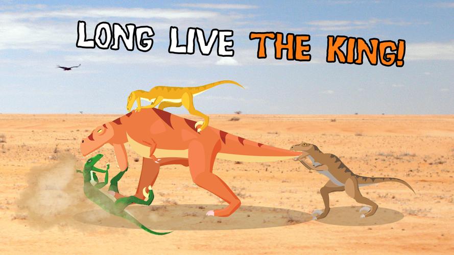 T-Rex Fights Raptors Zrzut ekranu 1