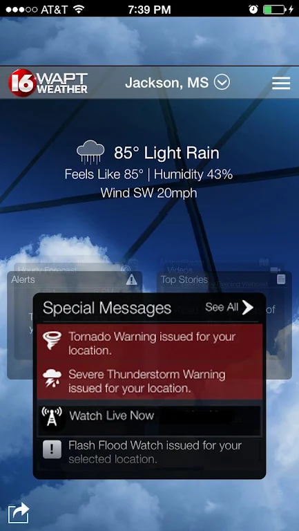 16 WAPT Weather 螢幕截圖 0