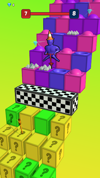 Schermata Pop It Run! 3D Mod 1