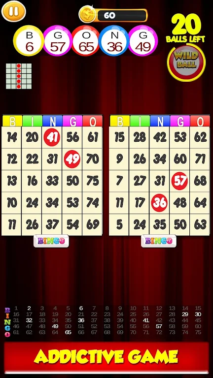 New Bingo Cards Game Free 螢幕截圖 2