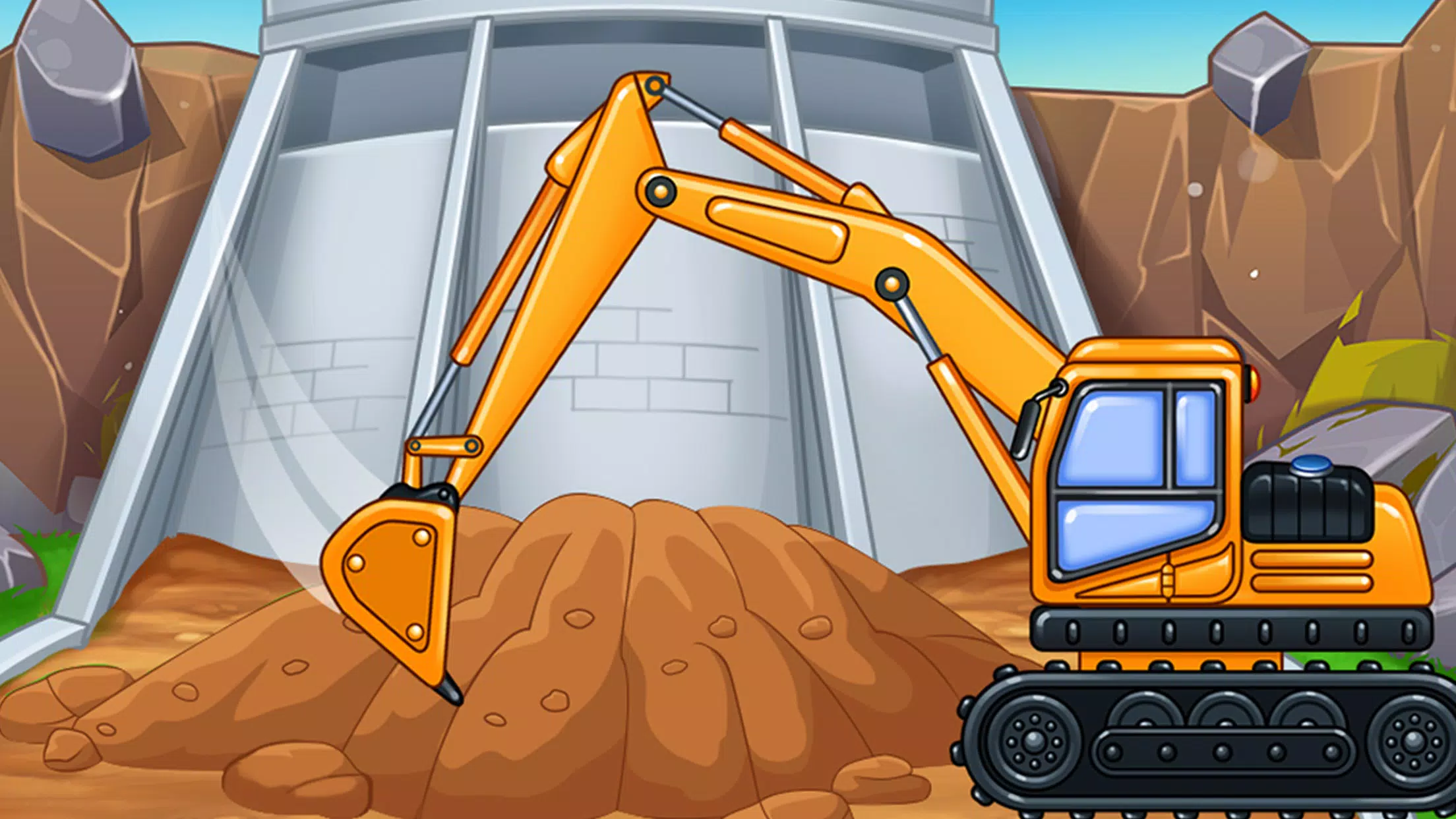 Construction Truck Kids Games Captura de tela 0