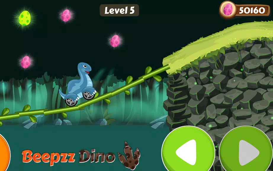 Car games for kids - Dino game 螢幕截圖 2