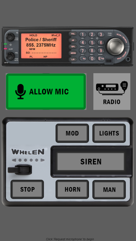 USA Siren Radio Sound Effects ภาพหน้าจอ 1