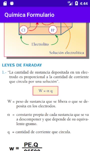 Química Formulario স্ক্রিনশট 2