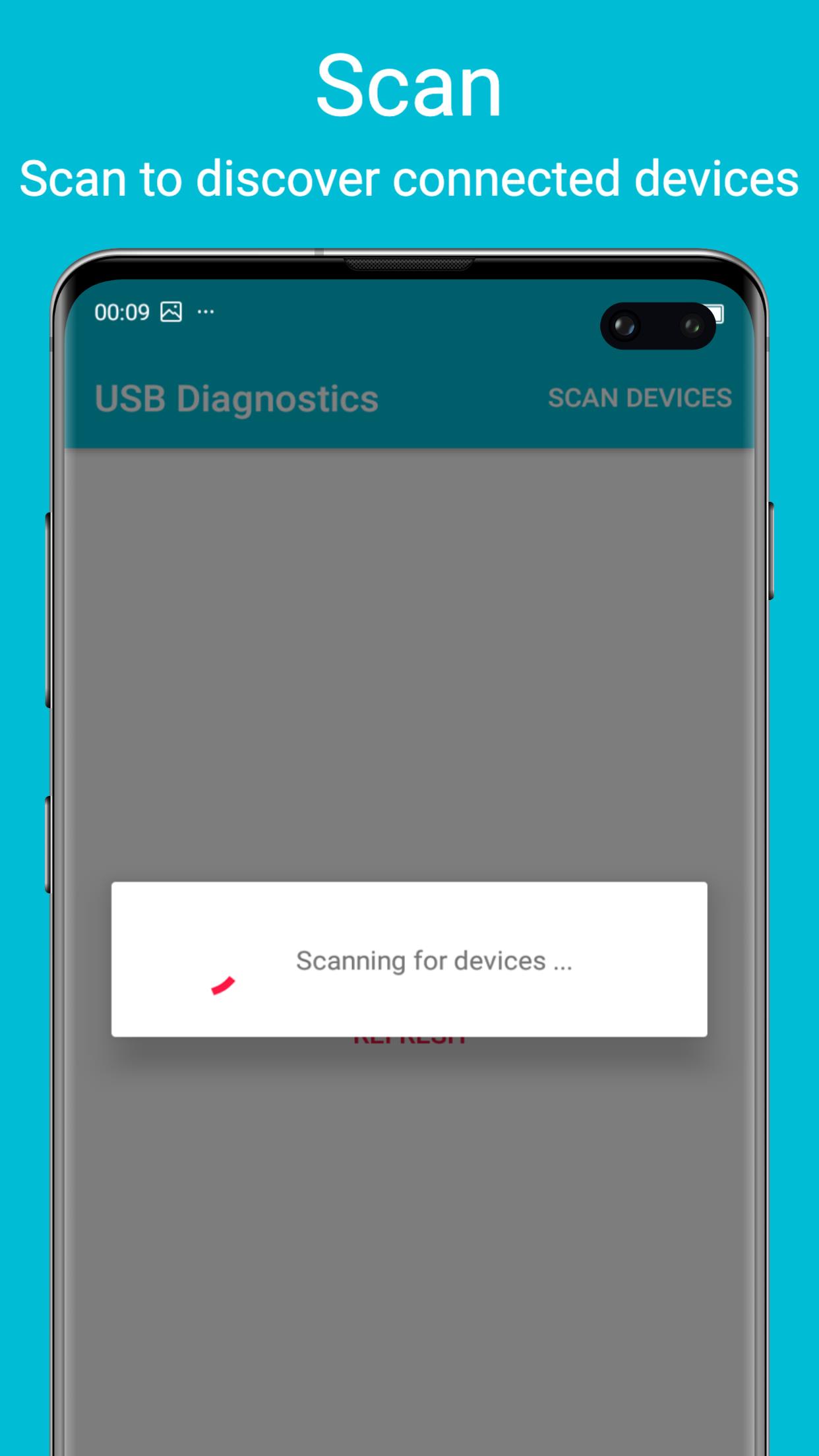 USB diagnostics ภาพหน้าจอ 0