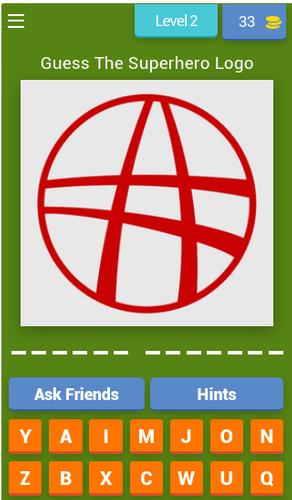 Superhero Logo Quiz Capture d'écran 2