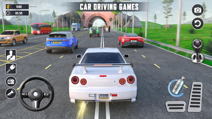Real Highway Car Racing Games 螢幕截圖 0