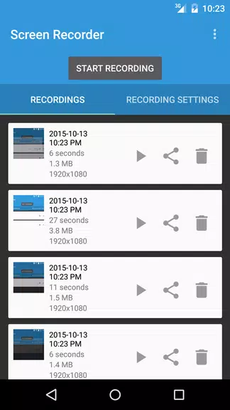 Riv Screen Recorder 螢幕截圖 1