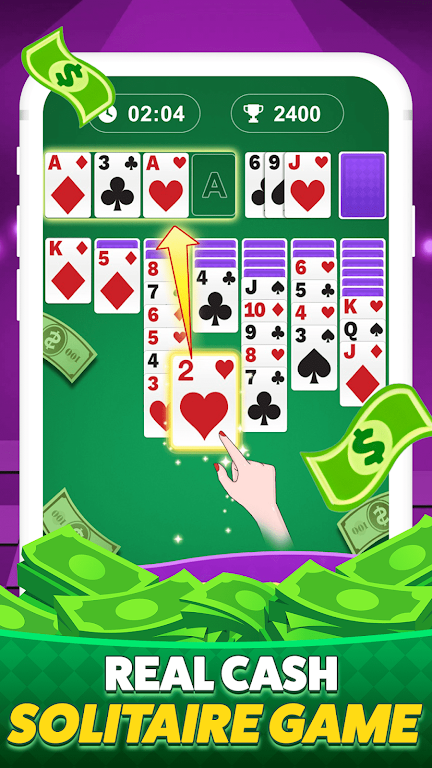 Solitaire Clash-Win Cash Screenshot 0