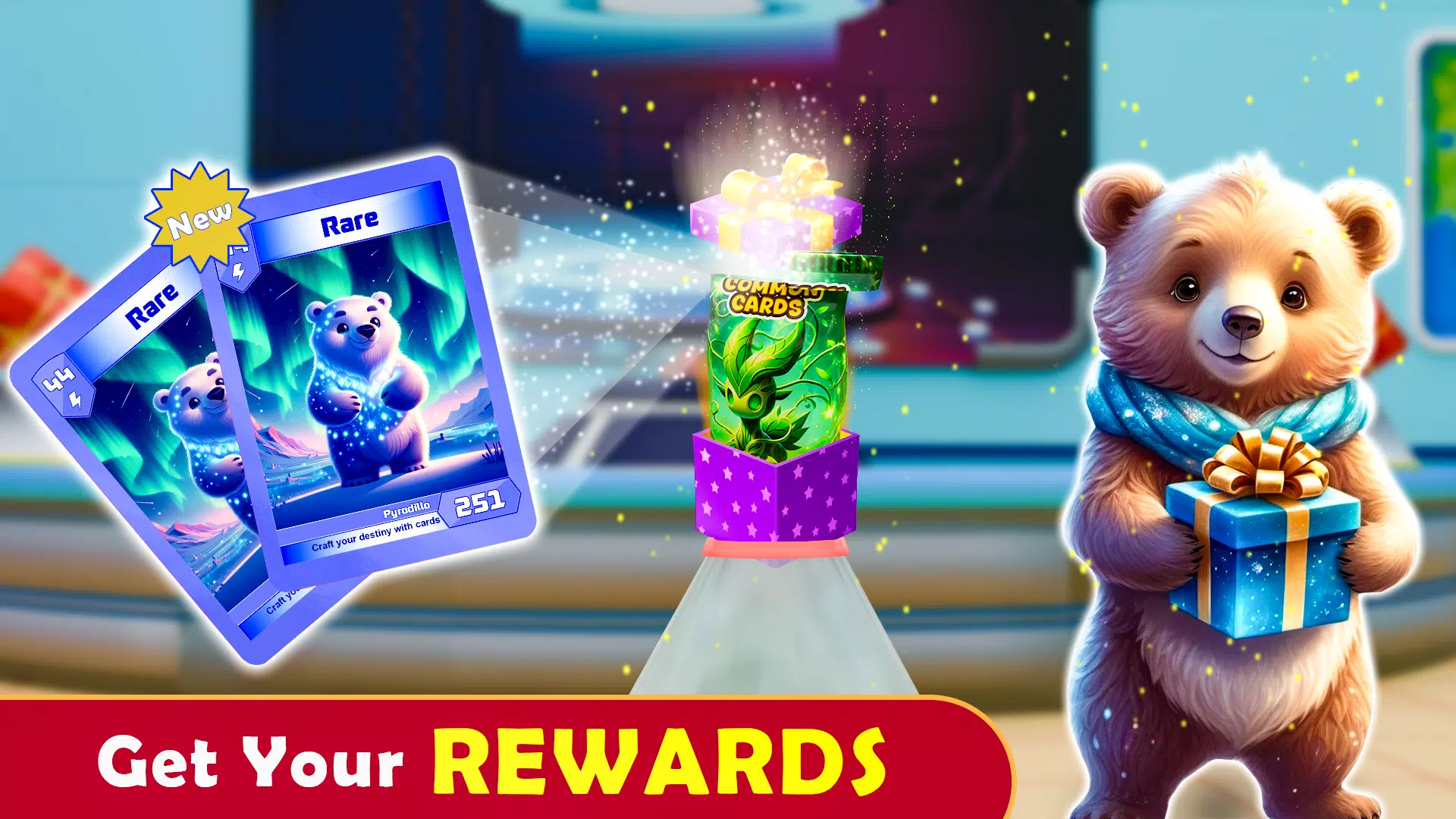Monsters Card Collector Game 螢幕截圖 3