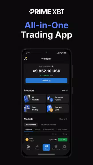 PrimeXBT Trading & Investing 螢幕截圖 0